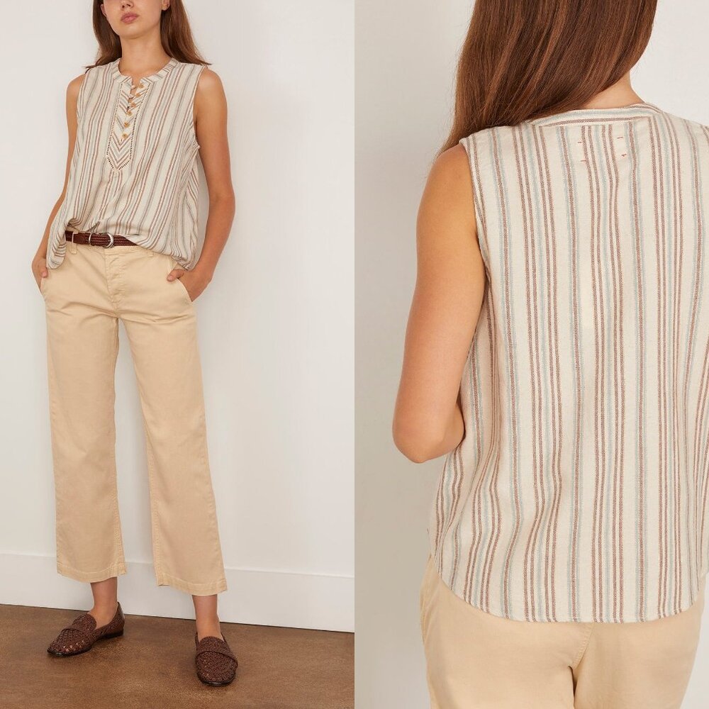 XIRENA twyla sleeveless top in ivory sand (S)